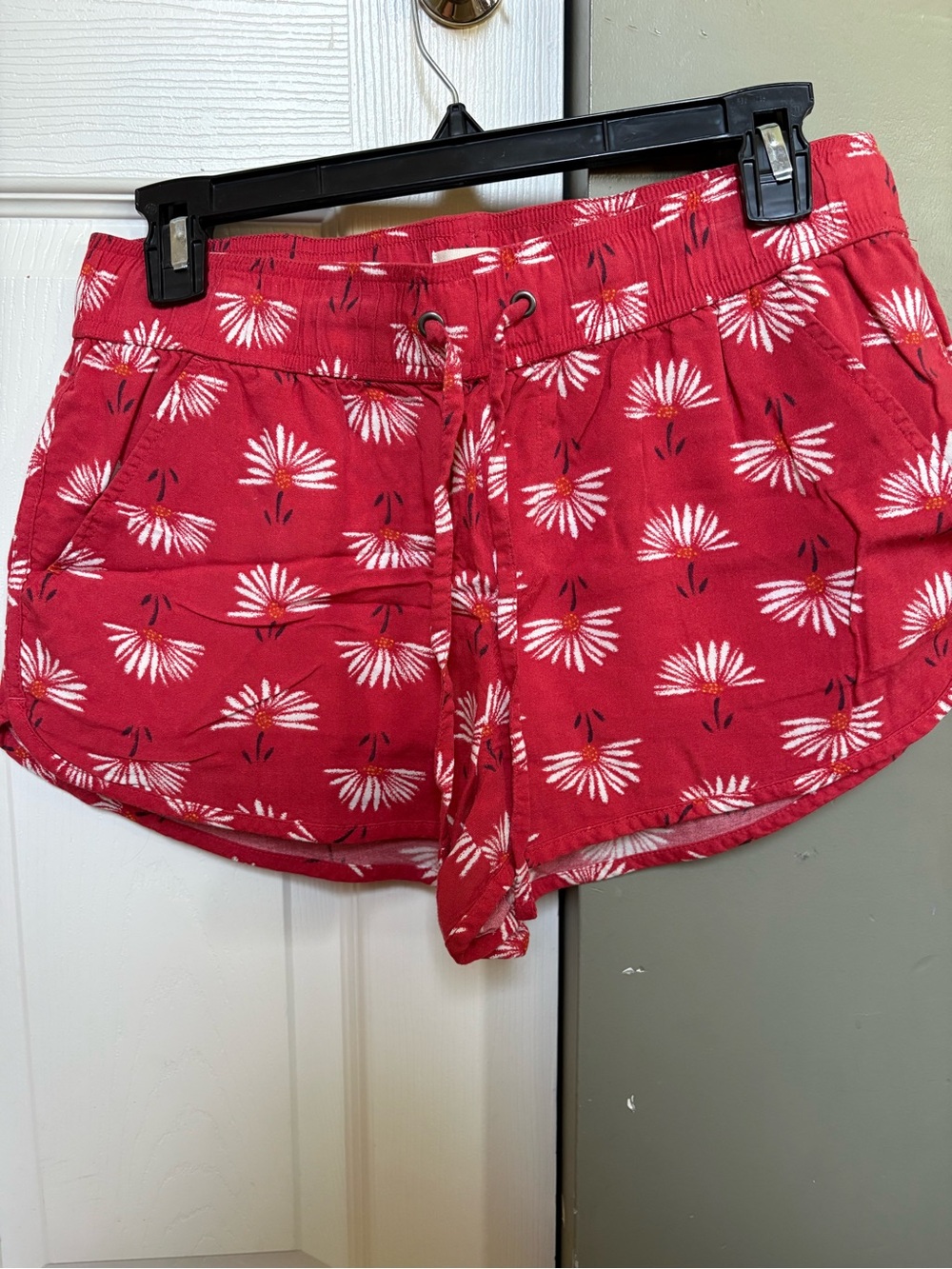 Red patterned shorts from Kohls
